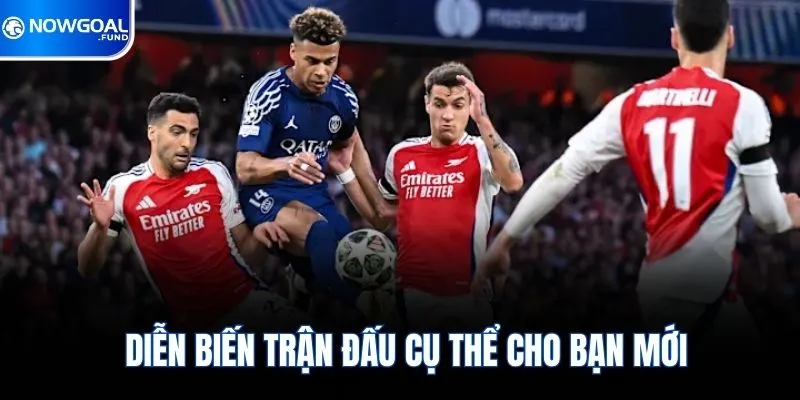 Diễn biến trận đấu cụ thể cho bạn mới